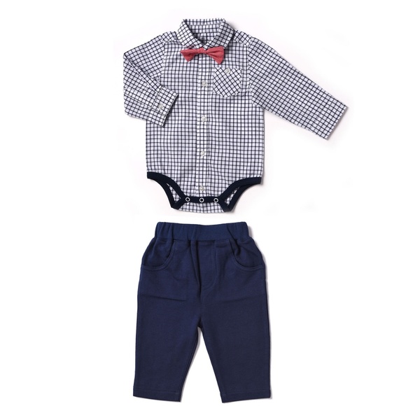Kapital K Other - NWT Kapital K Oxford Bodysuit Bow Tie and Pant Set